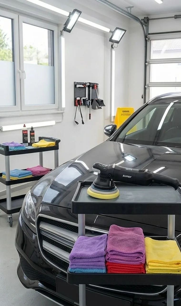 Fahrzeugpolitur in der Aufbereitung